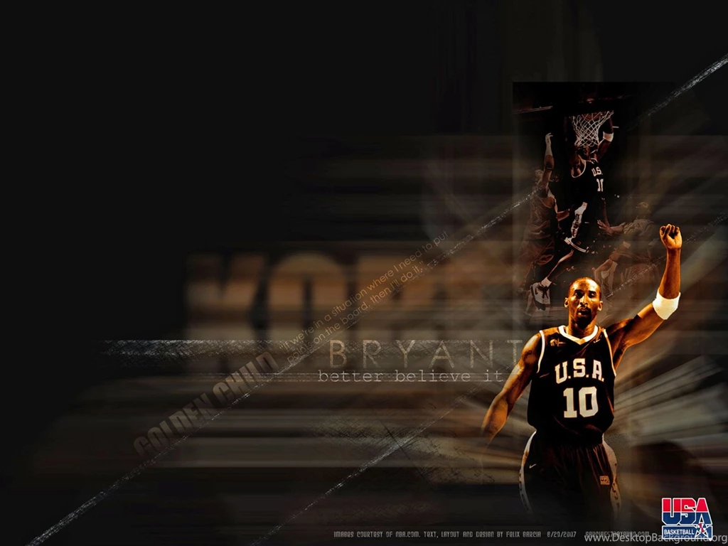 NBA Pictures – Kobe Bryant In USA Dream Team Jersey, The Dominate ...