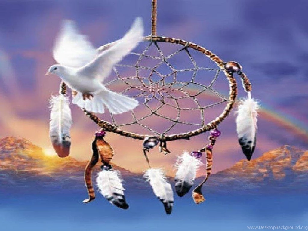 PEACE DOVE DREAMCATCHER WALLPAPER (