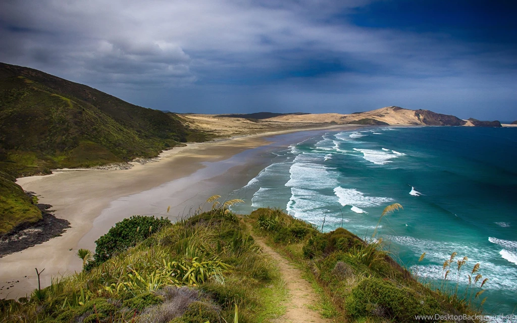 New zealand scenery travel sea beach top hd wallpapers 2880x1800.jpg