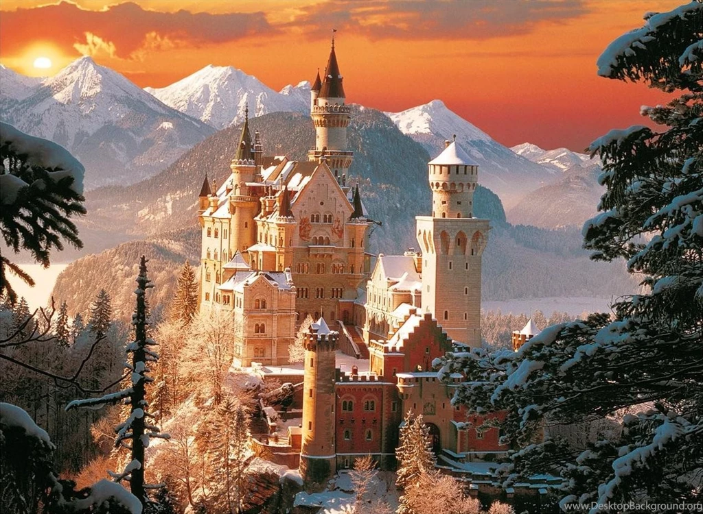 Bavarian Castle Neuschwanstein (