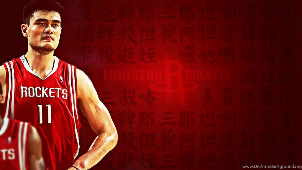 Yao ming NBA Houston Rockets wallpapers Backgrounds Wallpapers For ...