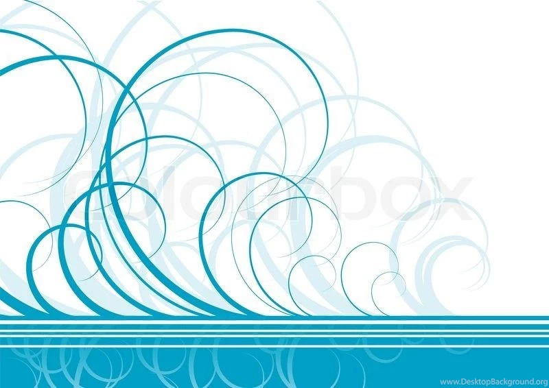 Swirl Vector Backgrounds In Blue Color