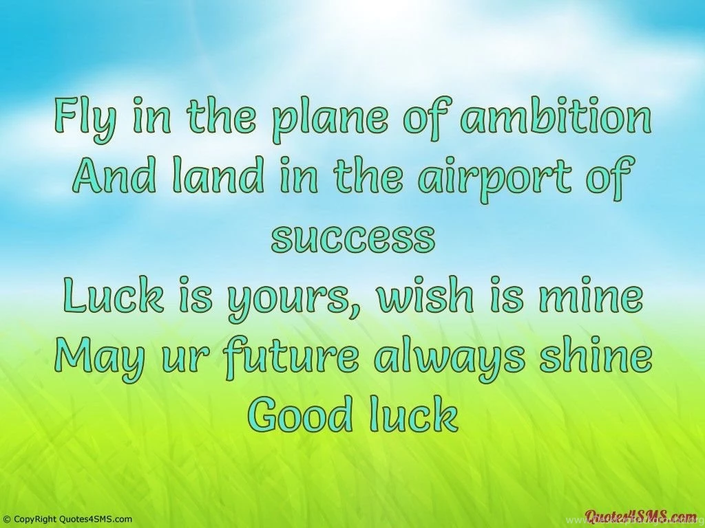 30+ Best Collection Of Good Luck Quotes