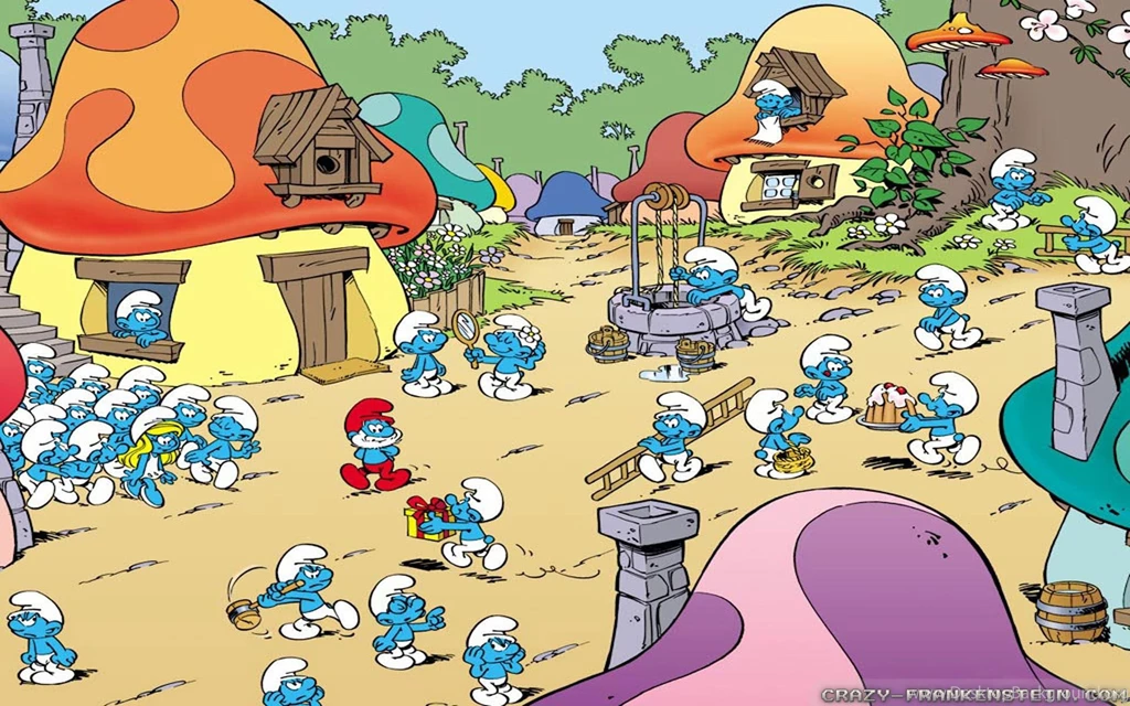 The Smurfs Cartoon Wallpapers Crazy Frankenstein