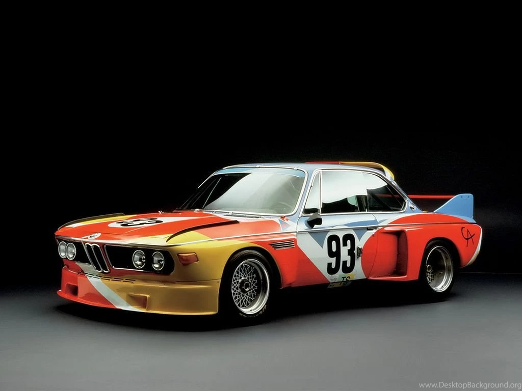 1975 BMW 3.0 CSL Art Car By Alexander Calder   Side Angle ...