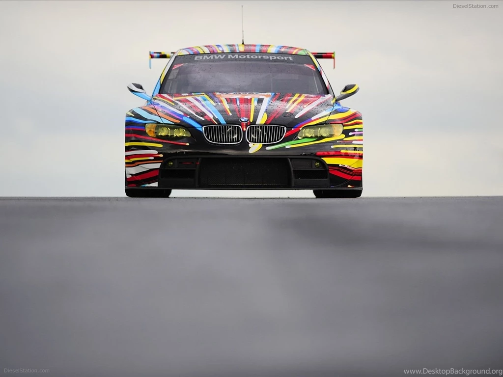 BMW Art Car At 24 Hour Le Mans Exotic Car Wallpapers