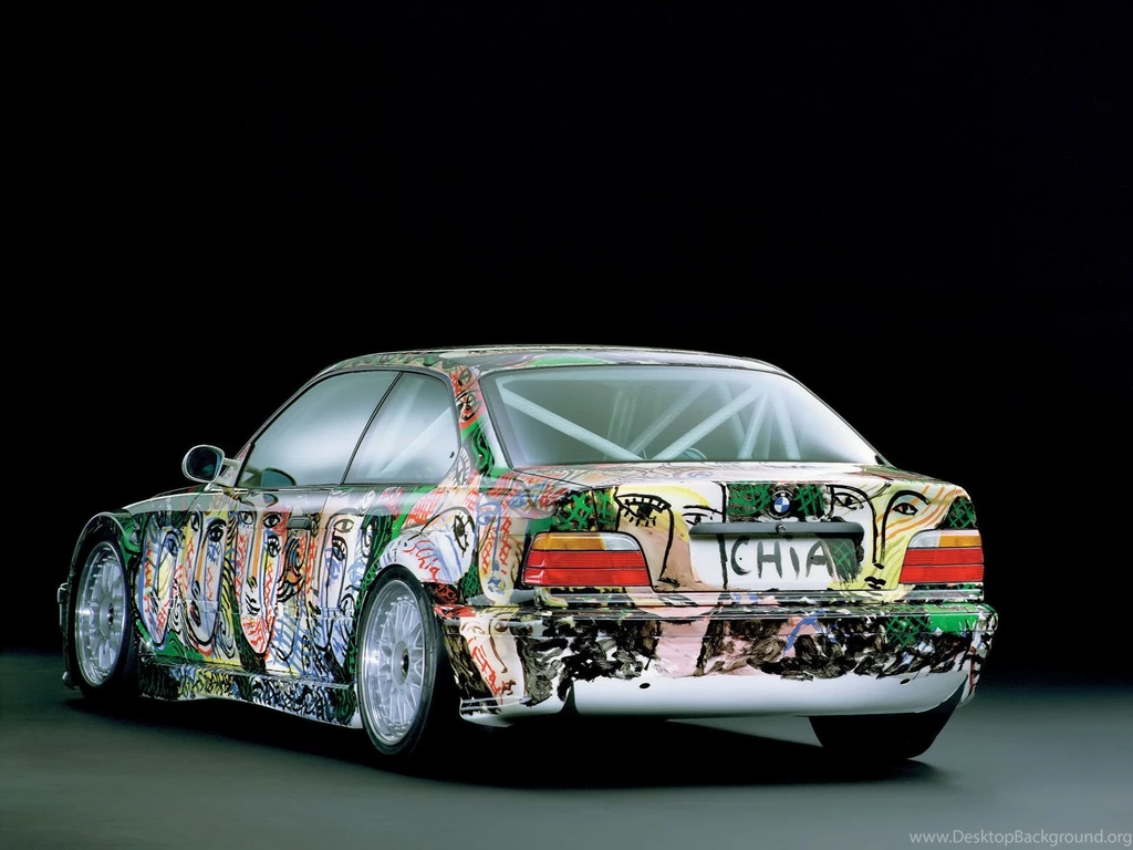 1992 BMW 3 Series Touring Art Car By Sandro Chia   Rear Angle ...