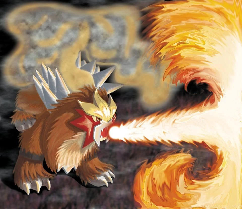 Entei Used Fire Blast By FuriousFurbies On DeviantArt