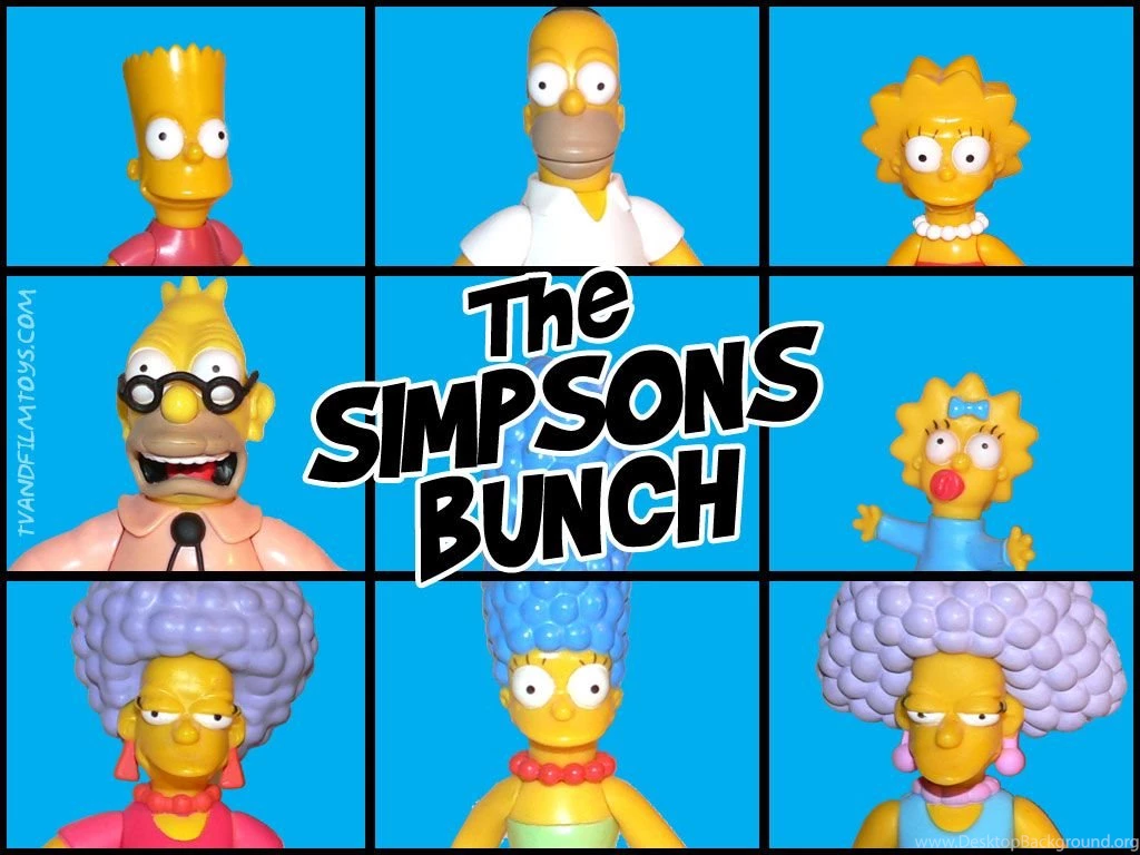 The Simpsons Bunch Desktop Wallpapers WOS