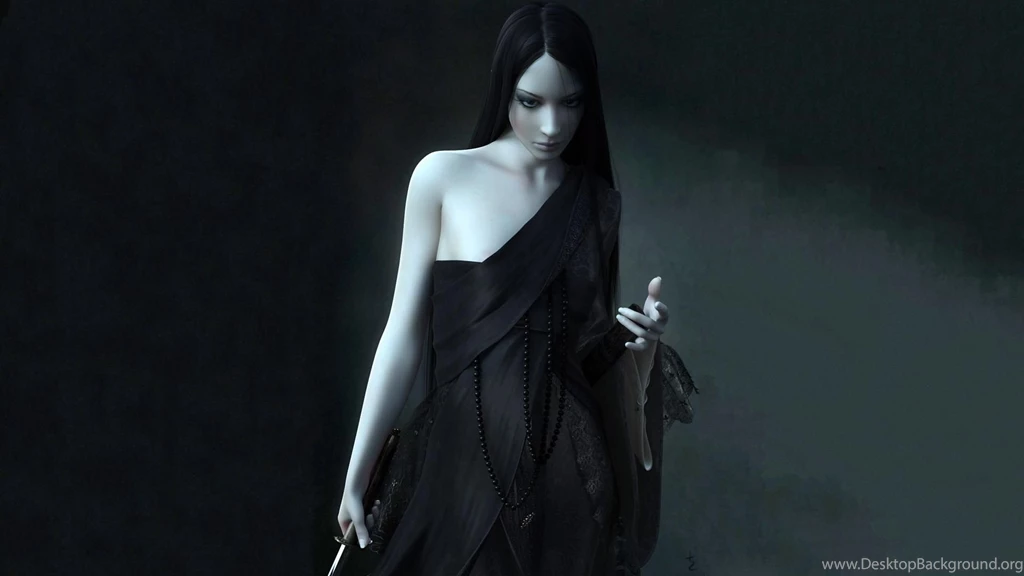 Wallpapers Horror Black And White Dark Girl 1920x1080