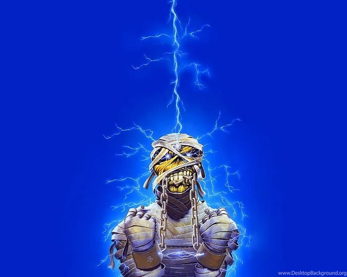 World Savery Tour Iron Maiden Album Artwork By Derek Riggs 45 ...