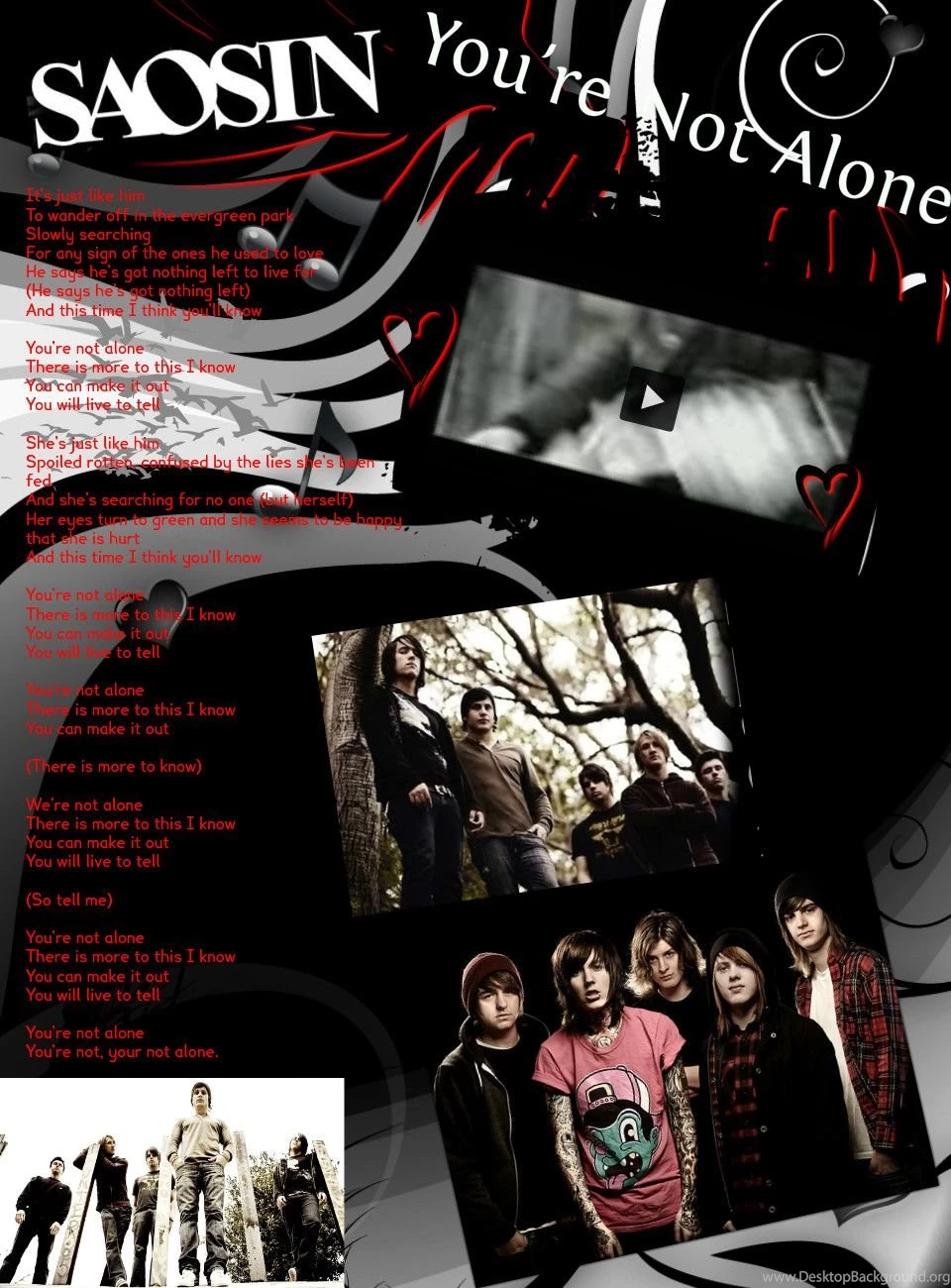 Saosin You're Not Alone By Missy mau5