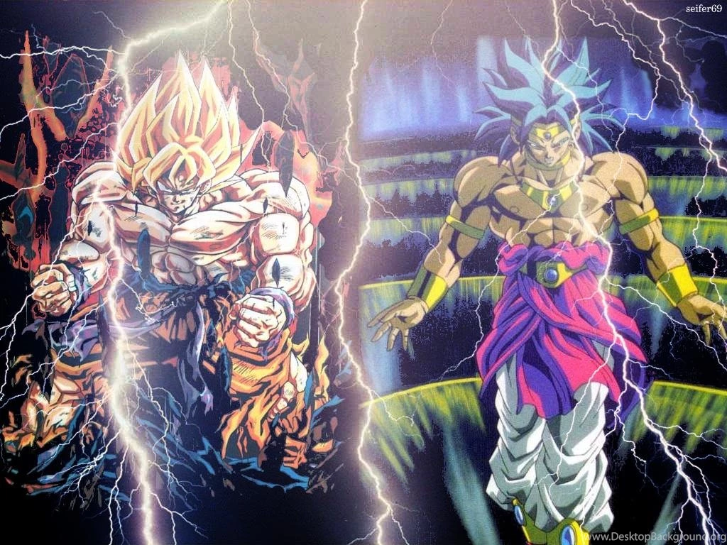 Dragon Ball Z Wallpapers Broly Vs Goku Hd Wallpapers Gallery Desktop