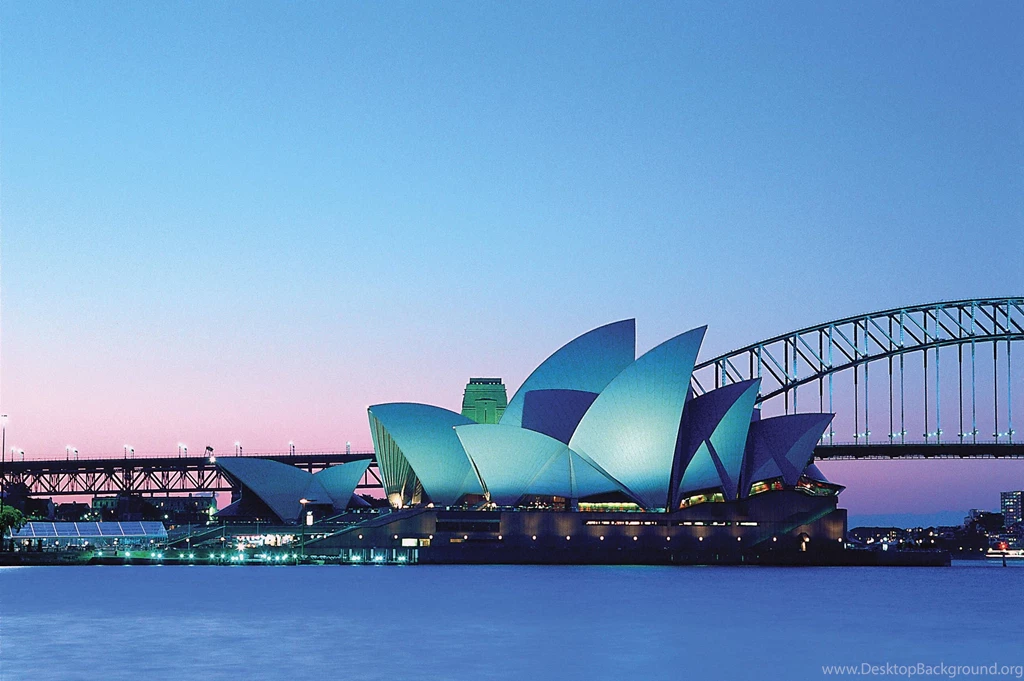 Australia Sydney Opera House sunset Wallpapers