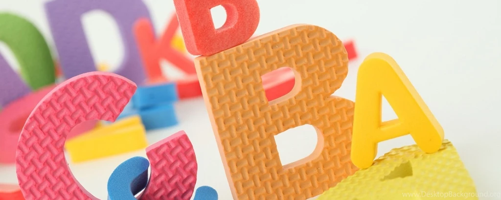 Download Wallpapers 2560x1024 Letter, Variety, Toys, Cognition ...