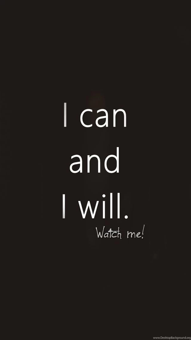 I Can And I Will