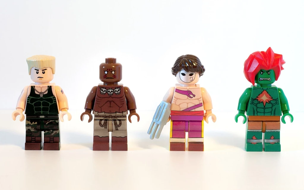 Lego Street Fighters – Guile, Dhalsim, Vega, And Blanka Widescreen ...