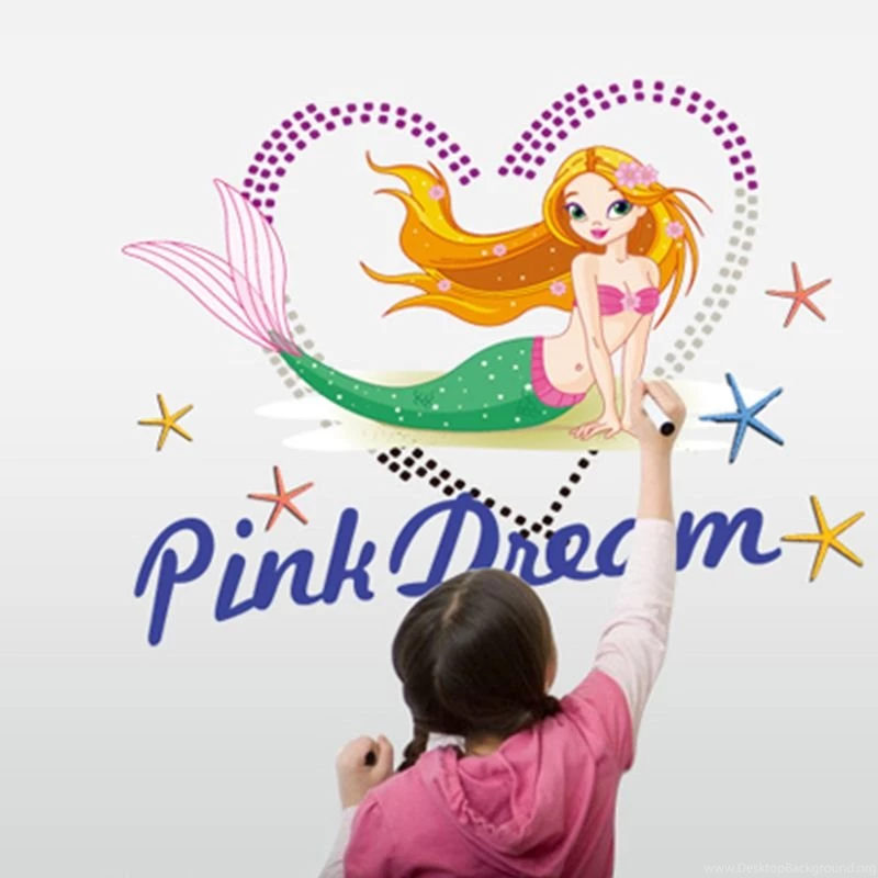 Compare Prices On Mermaid 3d Kids Wallpaper Online Shopping/Buy ...