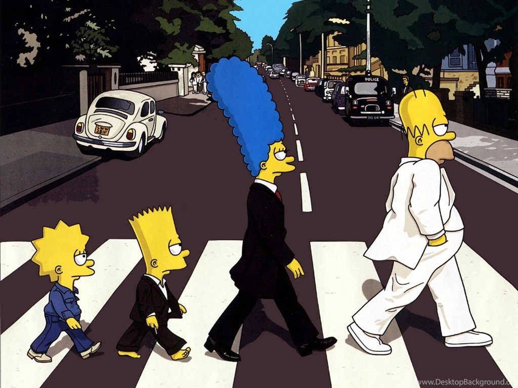 Simpsons Abbey Road Wallpapers Free Simpsons Abbey Road ...