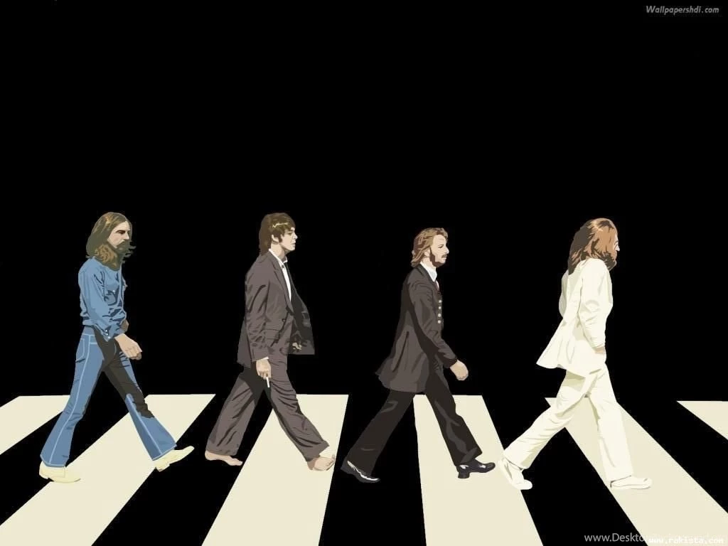 The Beatles Abbey Road Black And White HD Wallpapers » Pektus ...