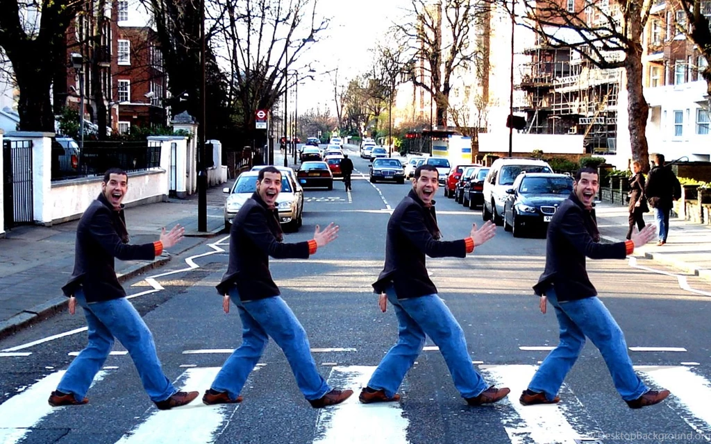 THE 5TH BEATLE CROSSING ABBEY ROAD WALLPAPER 1280 X 800