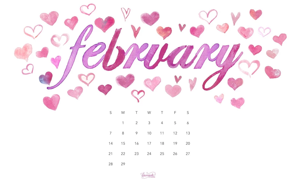 February 2016 Calendar + Tech Pretties