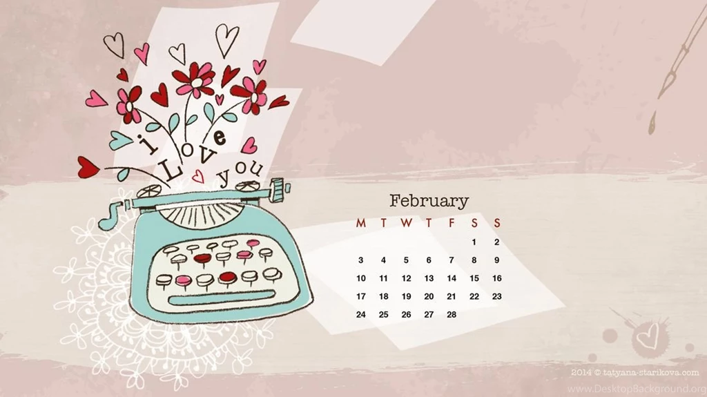The February 2014 Desktop Wallpapers   Tatyana Starikova: Art For ...