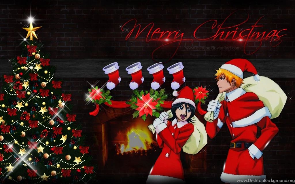 Wallpapers Merry Christmas Bleach 1920x1200 By DShepe On DeviantArt