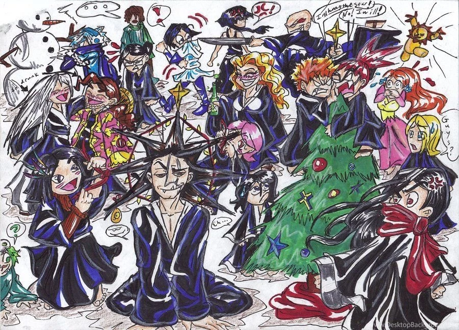 Bleach Christmas Party By TheInkgirl On DeviantArt