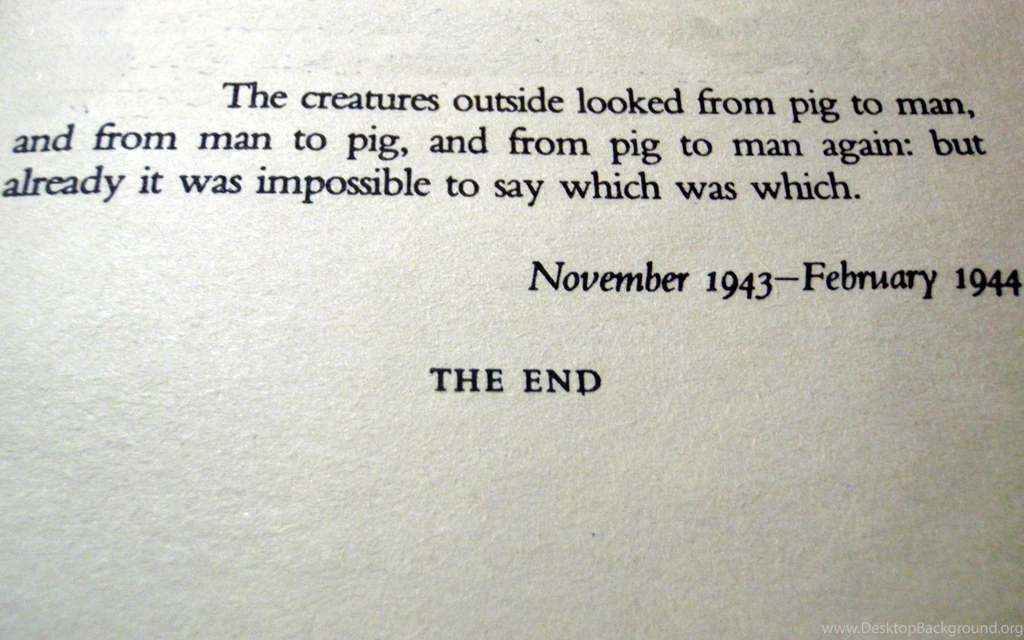 Quotes Animal Farm Books George Orwell Typewriters Wallpapers ...