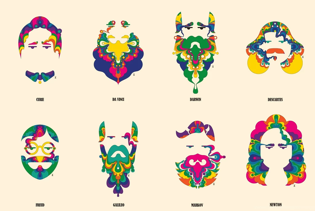 Psychedelic Scientists Leonardo Da Vinci Charles Darwin Sigmund