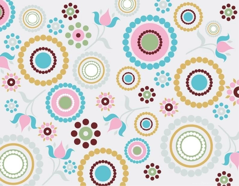 Circles And Dots Abstract Backgrounds