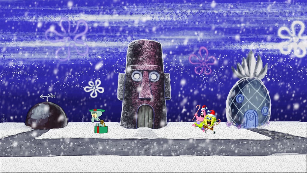 Spongebob Squarepants Winter Desktop Backgrounds Spongebob ...