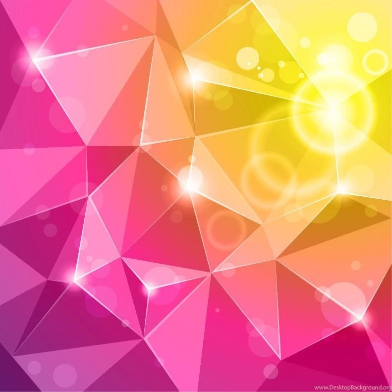 Vector Crystal Abstract Backgrounds