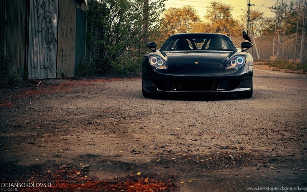 Black Cars Vehicles Porsche Carrera GT Wallpapers