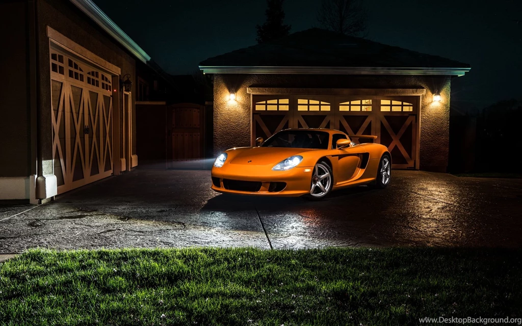 Arancio Borealis Porsche Carrera GT Wallpapers