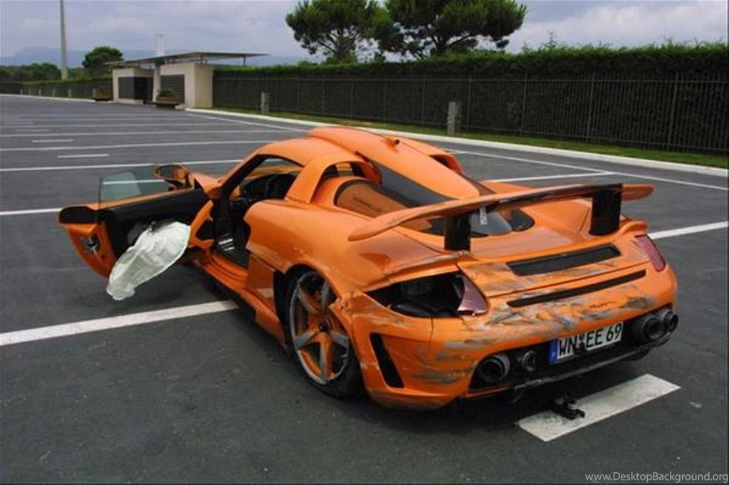 Porsche Carrera Gt Crash Flodtc FewMo.com – Cool Car Wallpapers
