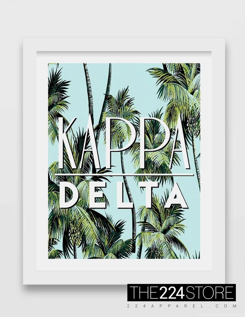 Boulevard Palm Trees Kappa Delta