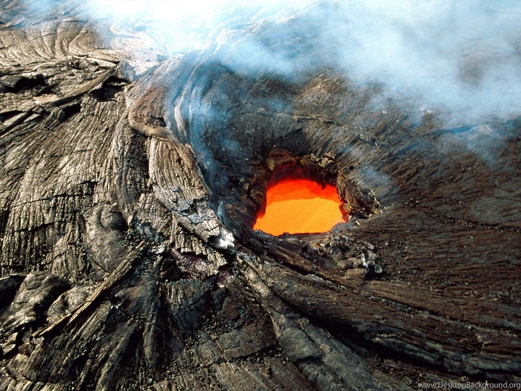 HAWAII KILAUEA SKYLIGHT TUBE VOLCANO HD WALLPAPER (