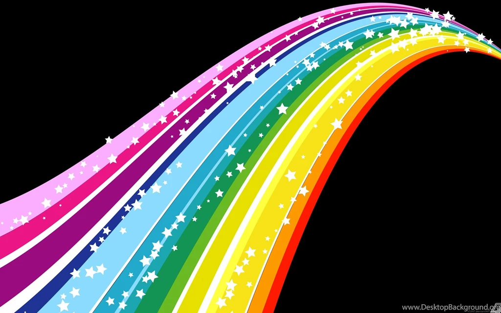 Retro Rainbow, Colorful, Stars, 1920x1200 HD Wallpapers And FREE ...