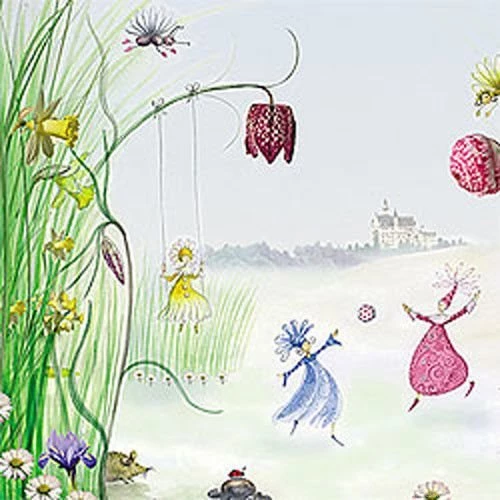 Princess Flower Neuschwanstein Castle Wallpapers Mural ...