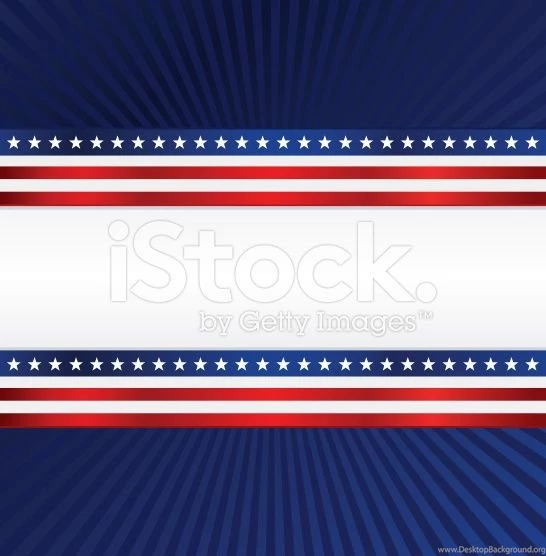 Patriotic Background: Red, White, Blue With Stars, Stripes Stock ...