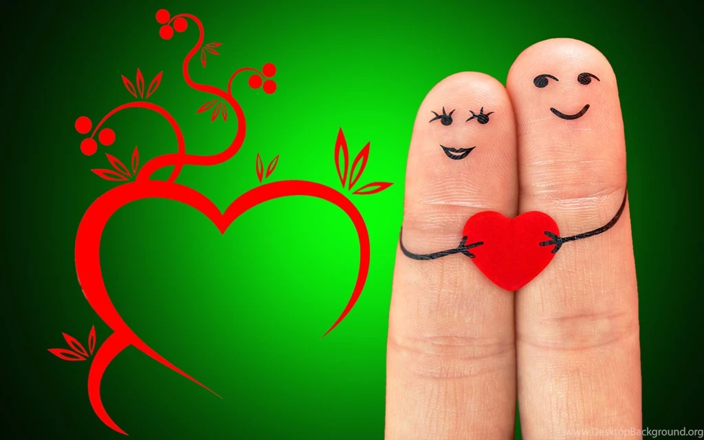 Sweet Heart Finger Couple Love Wallpapers
