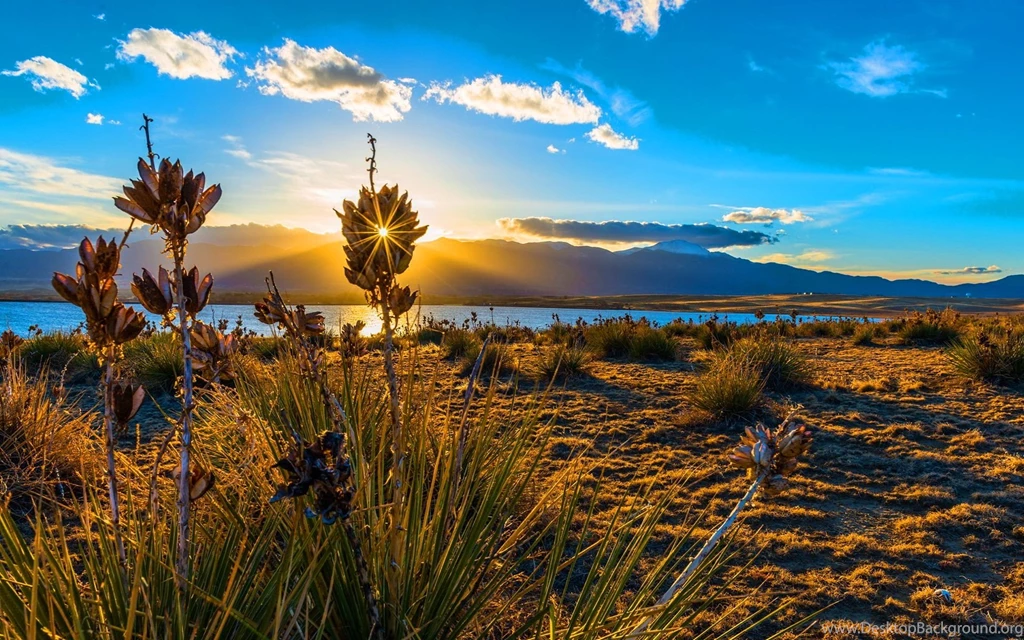 Sunset Bluestem Praire Colorado Springs Wallpapers