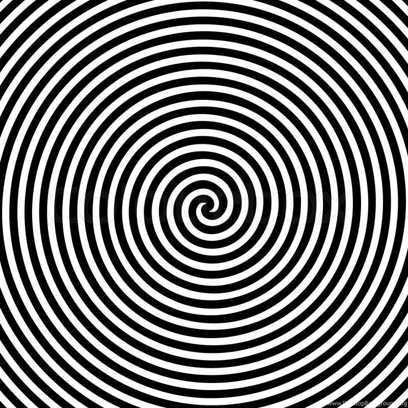 Black And White Hypnotic Backgrounds