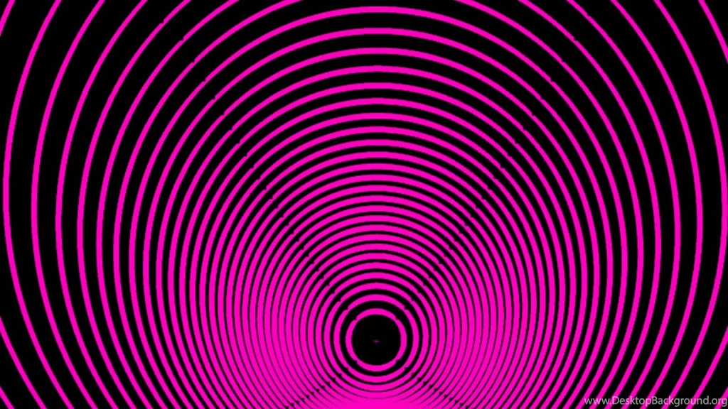 Hypnotic Tunnel ANIMATION FREE FOOTAGE HD Pink Lines Black ...