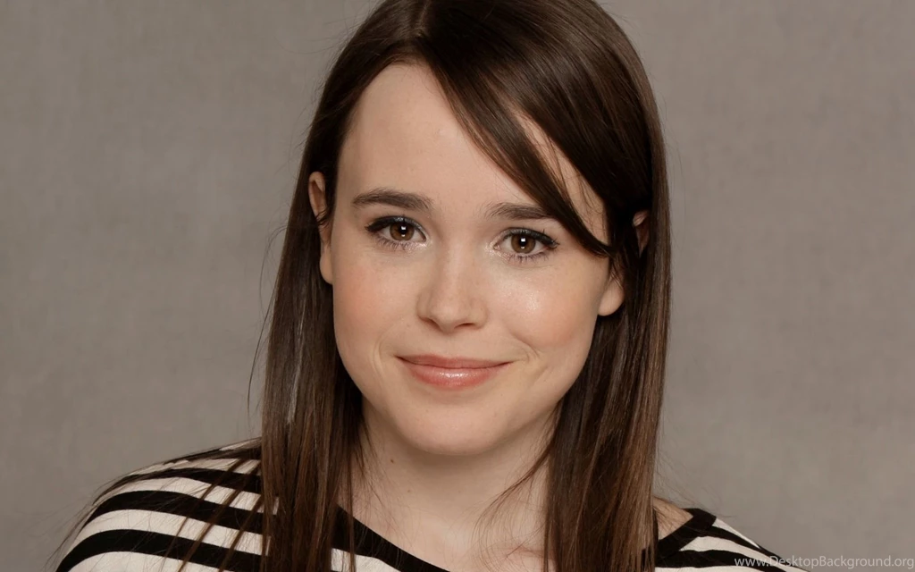 Ellen Page In A Leather Jacket Wallpapers
