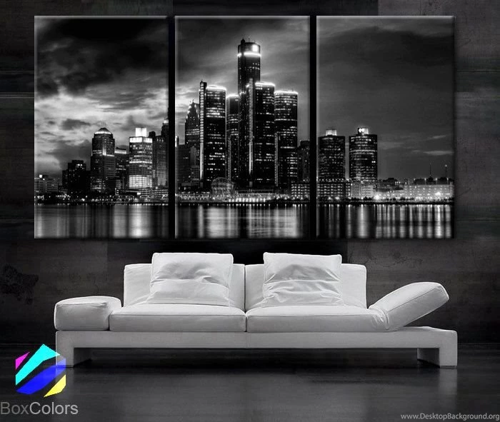Popular Items For Detroit Skyline On Etsy