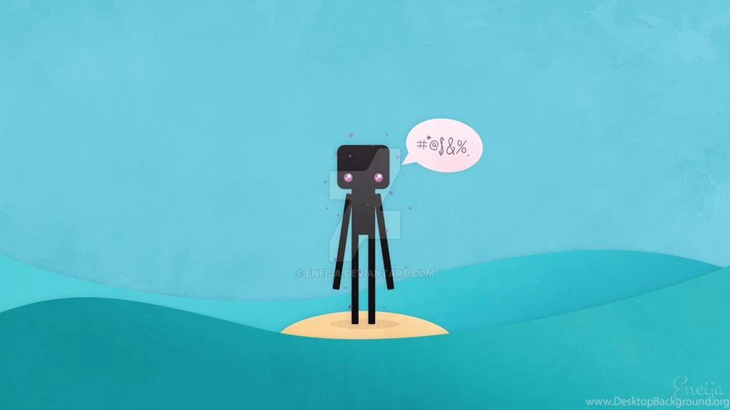 Enderman Island // Desktop Backgrounds By Eneija On DeviantArt