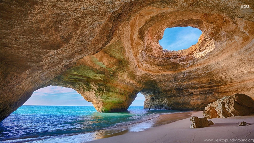 Algarve Caves Portugal Wallpapers Beach Wallpapers 28637 441026 ...